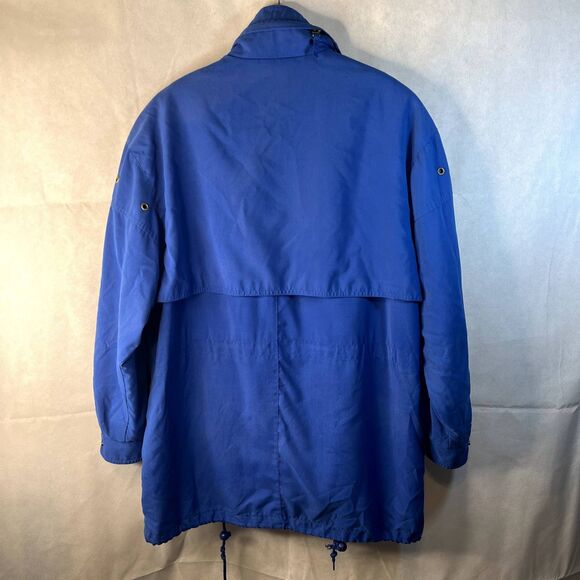 M Forecaster Blue Vintage Windbreaker Full Zip Womens Size Small - Picture 2 of 15